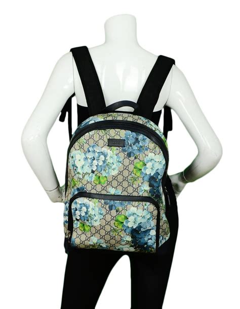 gucci bloom backpack|Gucci Backpack GG Supreme Blooms Medium Blue .